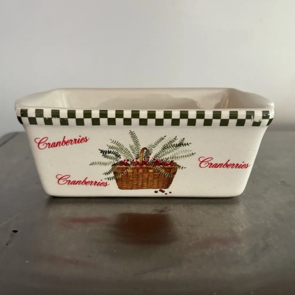 Vintage Stoneware Mini-Loaf Pans, Nantucket And Royal‎ Norfolk